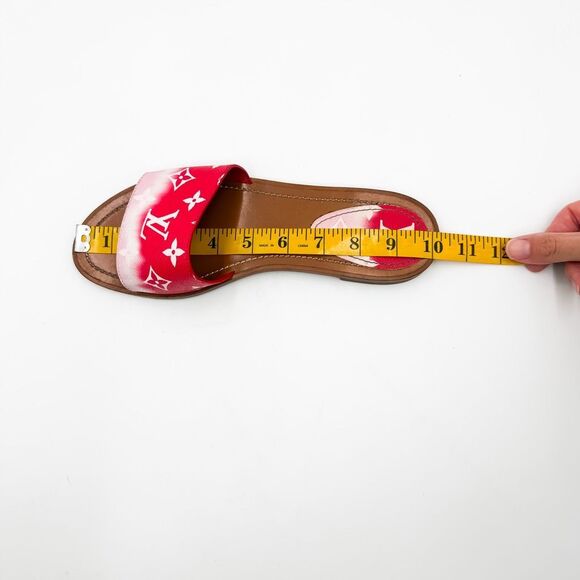 Louis Vuitton LV Lock It Slides Escale Two Tone Flat Sandals EU 39 US 9 - Picture 12 of 12